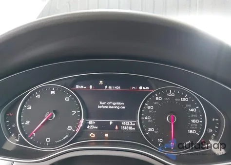 2013 Audi A6 3.0T Premium from USA, damaged, VIN WAUHGAFC3DN120337